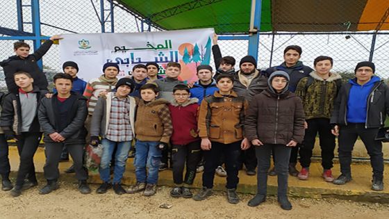 انطلاق المخيم الشبابي الشتوي في مركز إدلب  بمشاركة 40 شابا وفتى