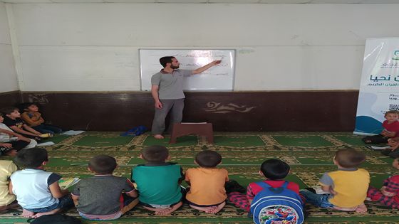 جمعية تاج تواصل مشروع (حلقات تعليم القراءة العربية السليمة -الجزء الرشيدي