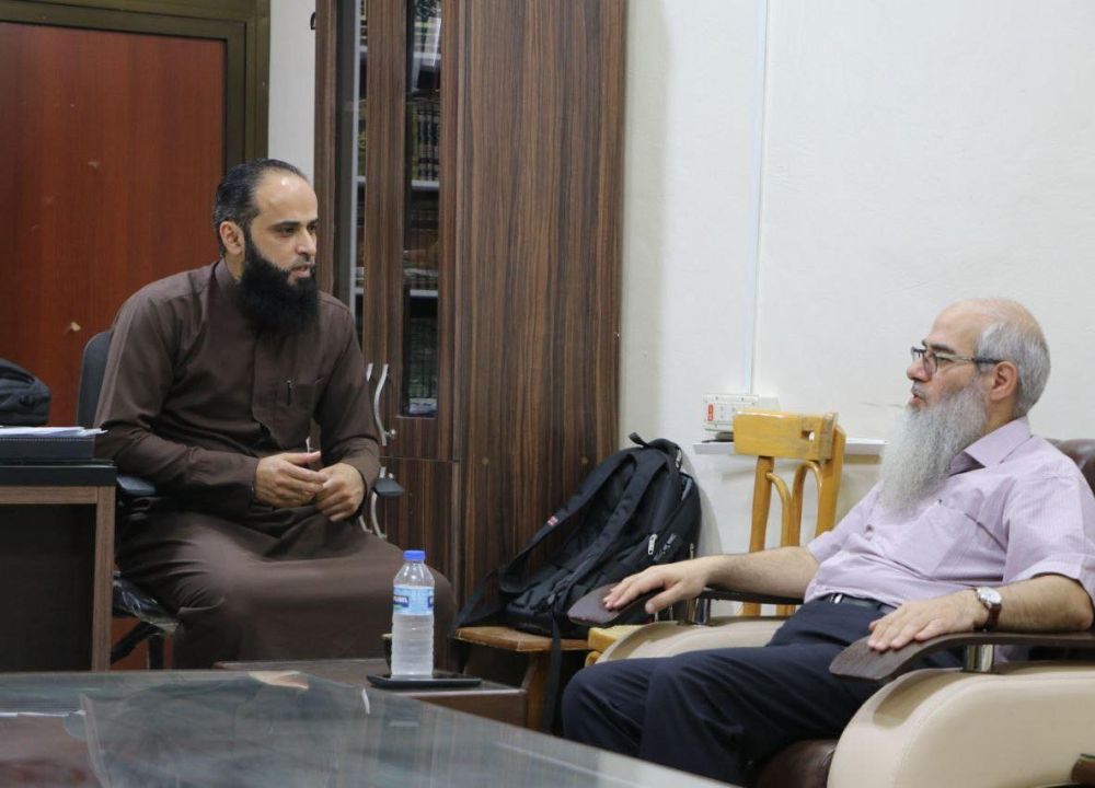 زيارة المدير العام لمؤسسة تاج الشيخ حسان الجاجة لمديرية أوقاف محافظة درعا