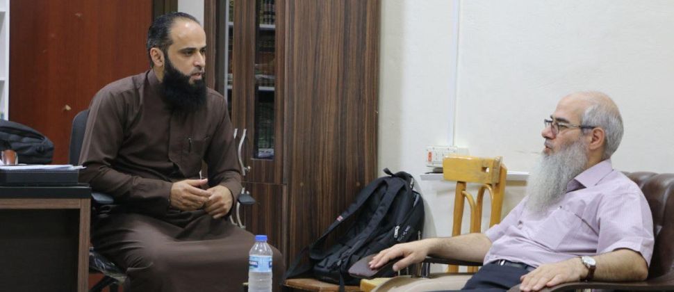 زيارة المدير العام لمؤسسة تاج الشيخ حسان الجاجة لمديرية أوقاف محافظة درعا